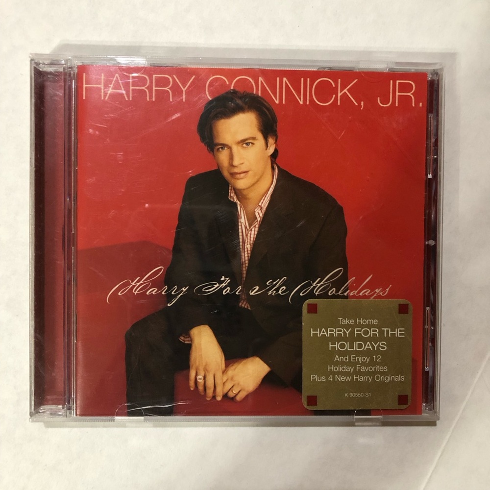 Harry Connick Jr Christmas music CD lyrics on inlay Harry for the Holidays